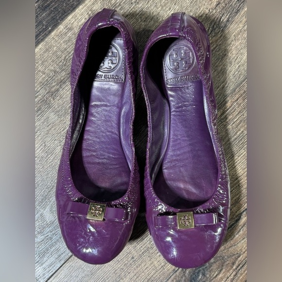 Tory Burch Purple Flats - Picture 2 of 7